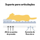 Cama Sofá Pet Ortopédico + Escadinha de Brinde