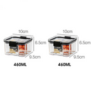 2 Potes de acrílico para armazenar comida